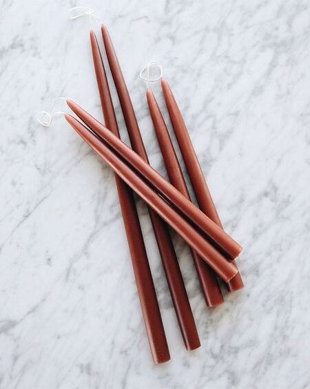 נרות לפמוטים - חום