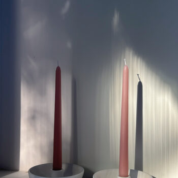 נרות לפמוטים - ורוד